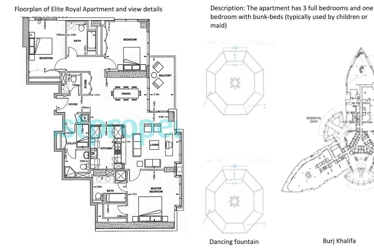 Elite Royal Apartment | Burj Residences Tower 5 | Gold Dubaï Extérieur photo